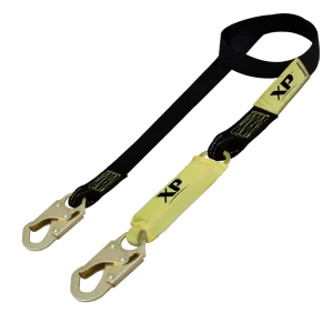 ESLINGA SENCILLA EN KEVLAR/NOMEX CON ABSORBEDOR DE ENERGIA Y GANCHOS METALICOS 300S-ASOL-2P