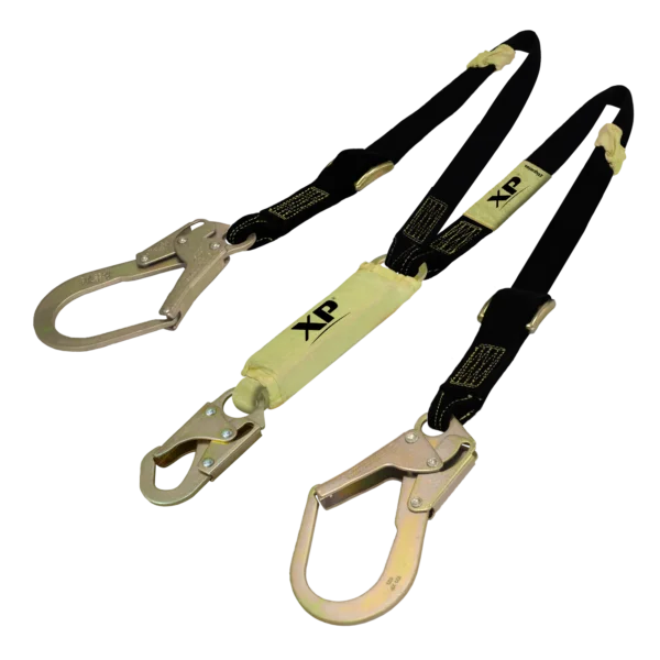 ESLINGA "Y" GRADUABLE EN KEVLAR/NOMEX CON ABSORBEDOR DE ENERGIA Y GANCHOS METALICOS 300YR-ASOL-2G1P