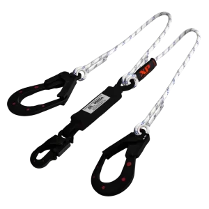 ESLINGA EN "Y" DIELECTRICA EN CUERDA CON ABSORBEDOR DE ENERGIA  303Y-ADIE-2G1P